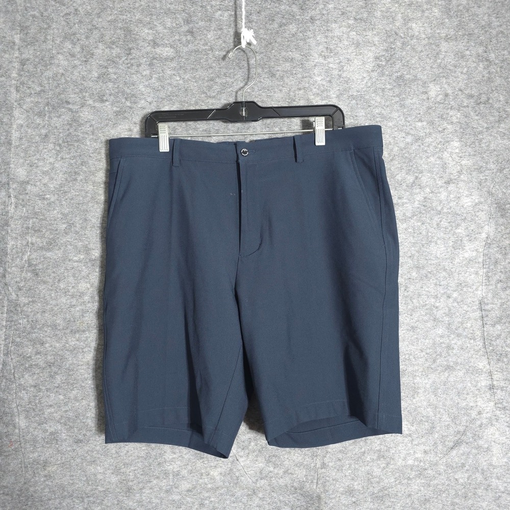 Dunning Golf Shorts Mens 36 Navy Blue Performance Stretch Flat Front DN802053VJ
